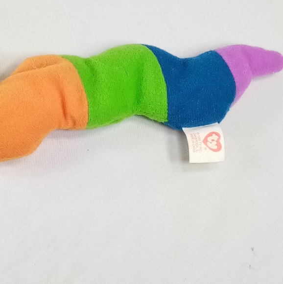 TY Teenie Beanie Babies 1995 Inch The Worm - Picture 9 of 11